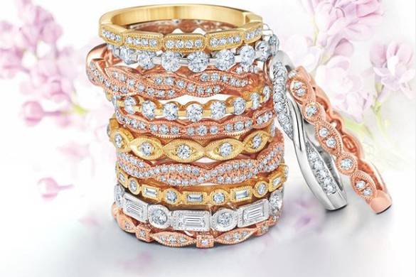 Diamond wedding bands