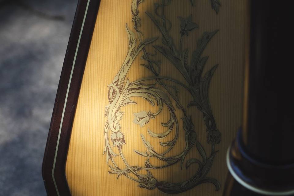 Harp detailing