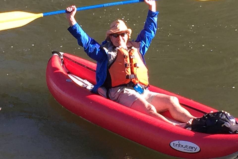 Kayaking in the Rio Grande