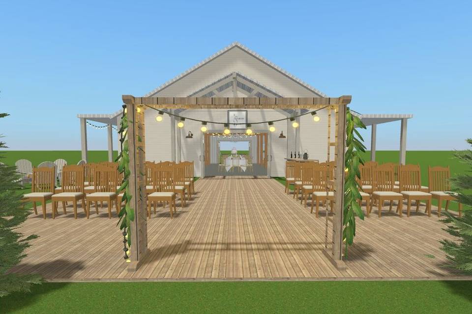 Ceremony setup