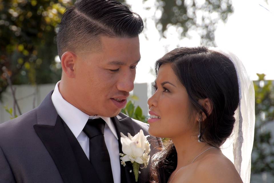 Image pulled from wedding video - Davahn & Nith