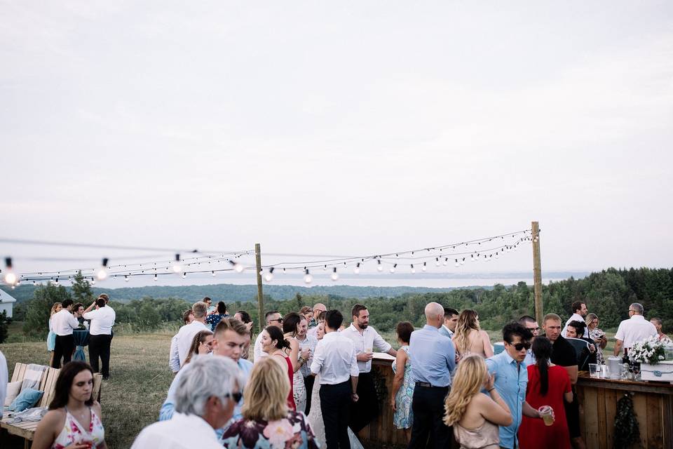 Outdoor bar