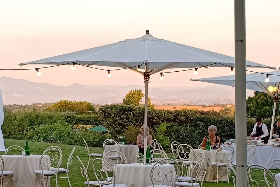 Buffet tables