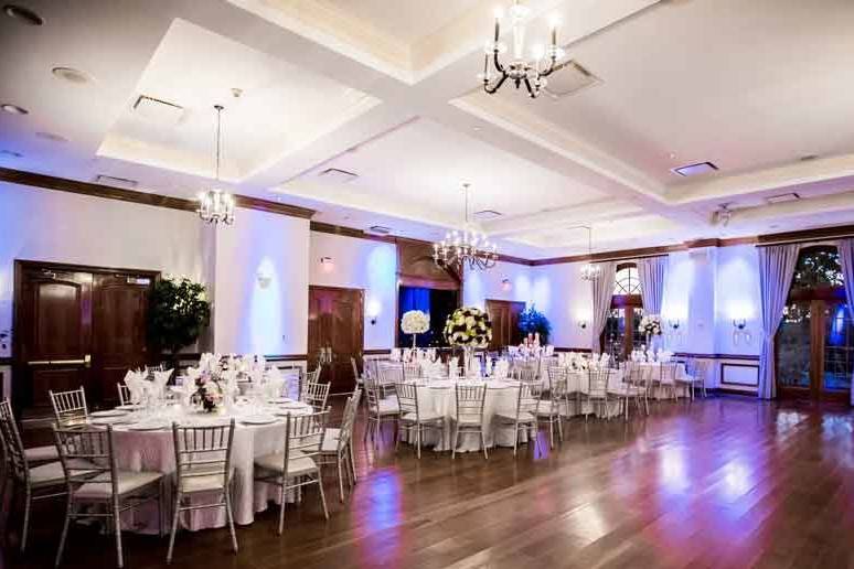 Head table and chairs