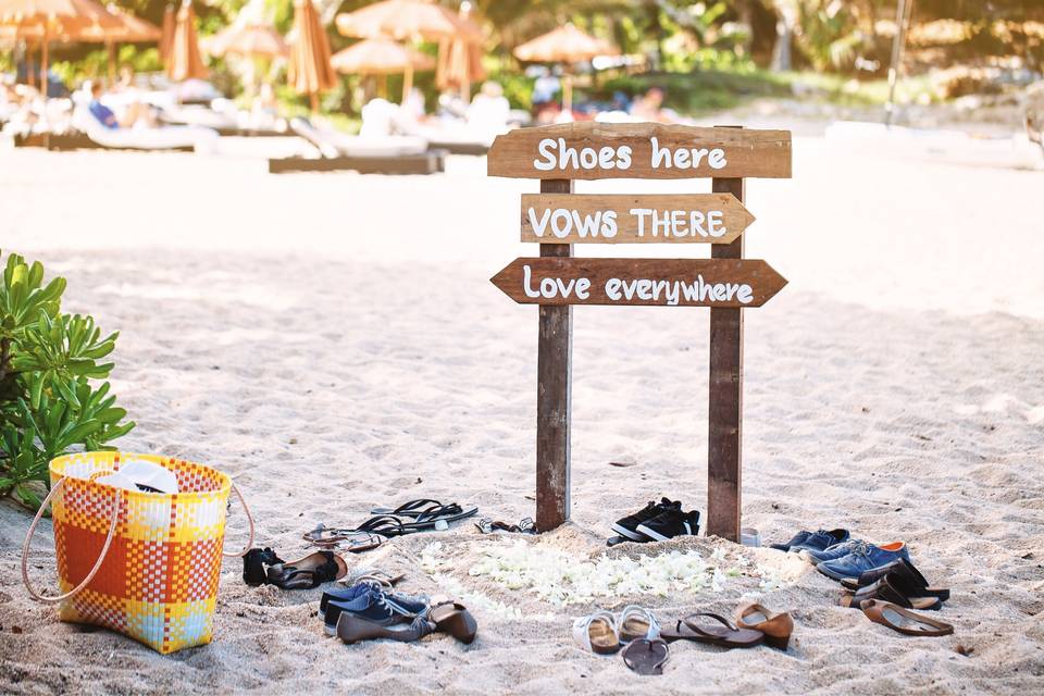 Leave the shoes...