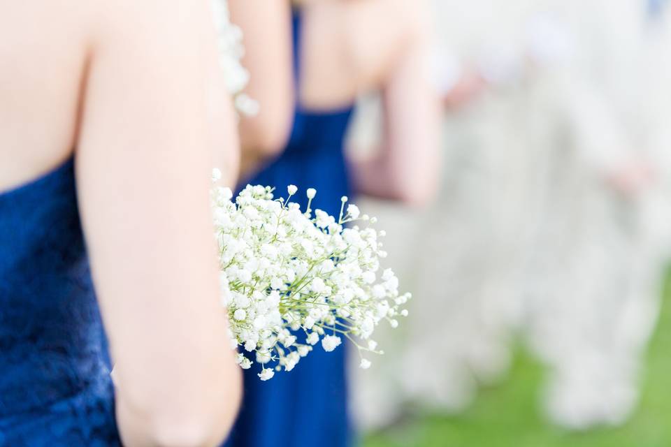 Bouquet in white