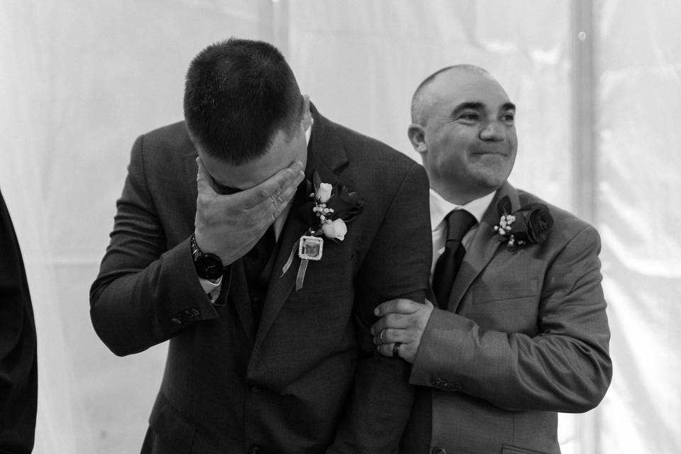 Emotional Groom