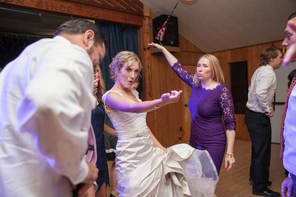 Bride on the dance floor