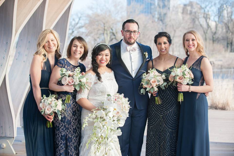 Cascading bouquet