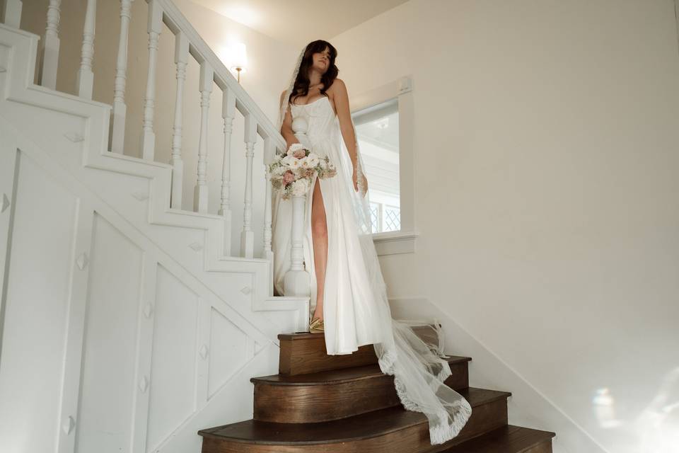 Bridals on the stairs