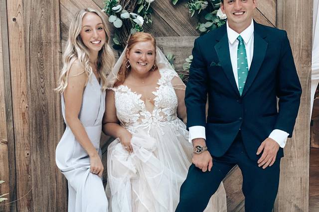 Bride and Groom With Vans on