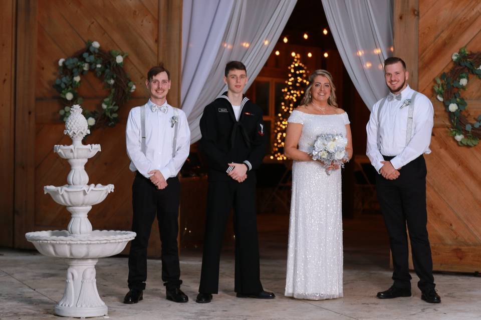 The Bride and her Boys