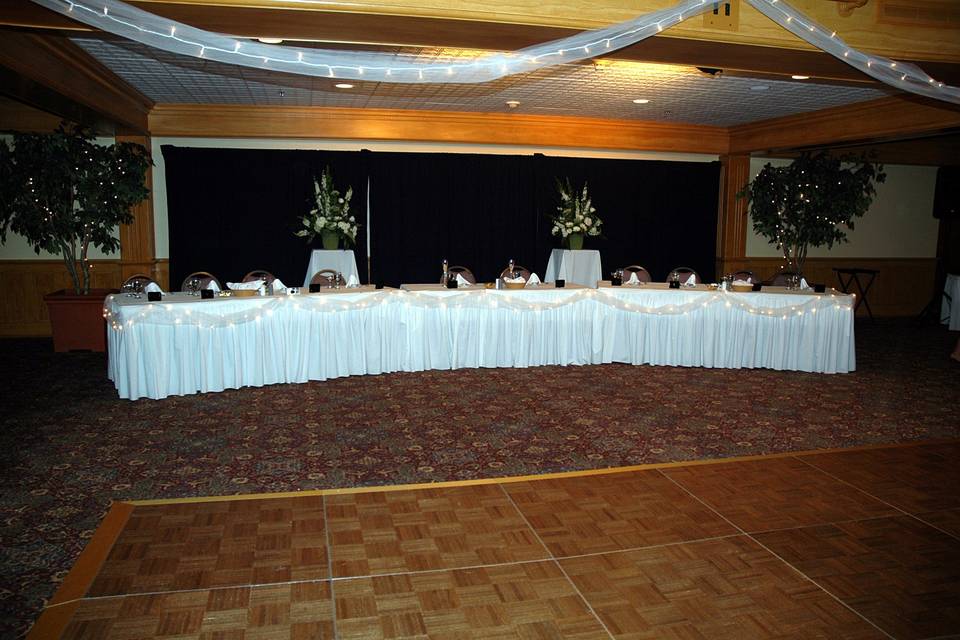 Long table set-up