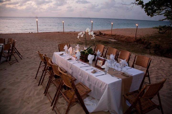 Beach reception