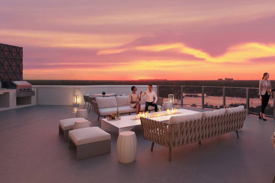 Sunset terrace