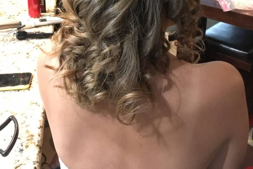 Prom hair