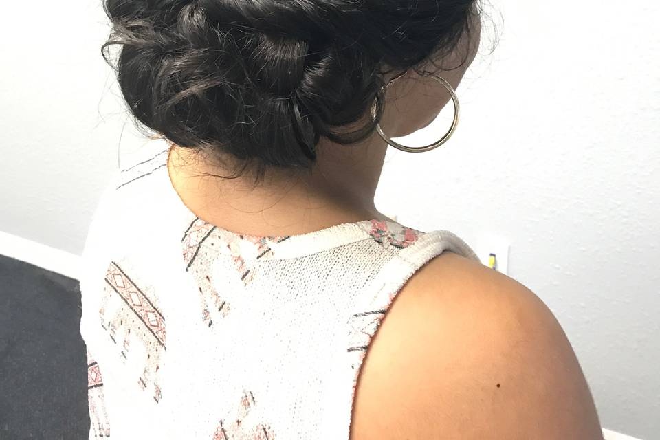 Bridal hair