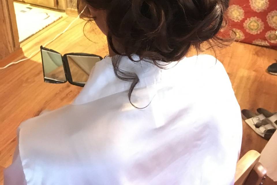 Bridal hair
