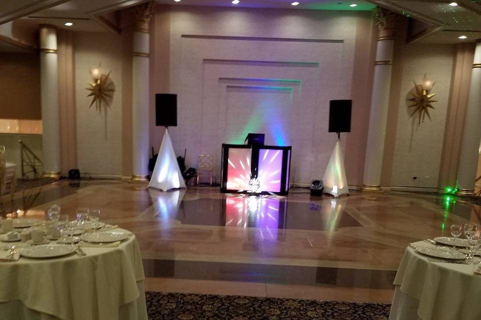 Reception setup