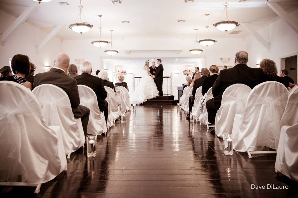 Wedding in sepia