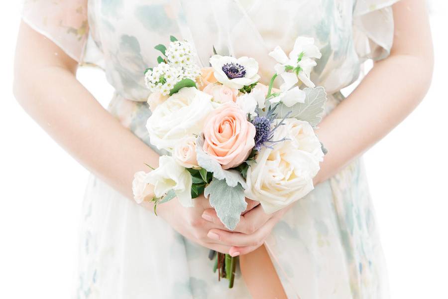 White bouquets