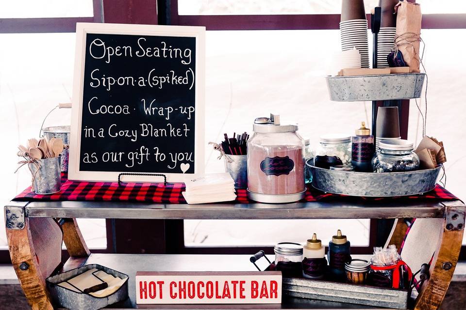 Hot cocoa bar