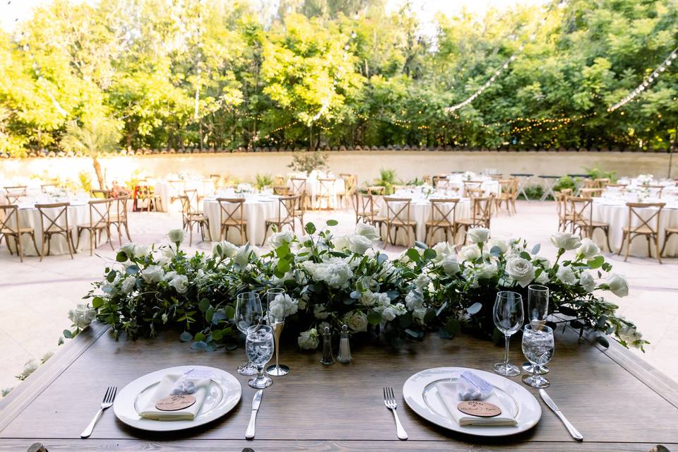 Sweetheart Table/Reception