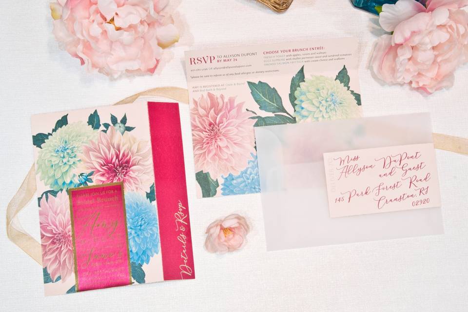 Botanical Shower Invitation