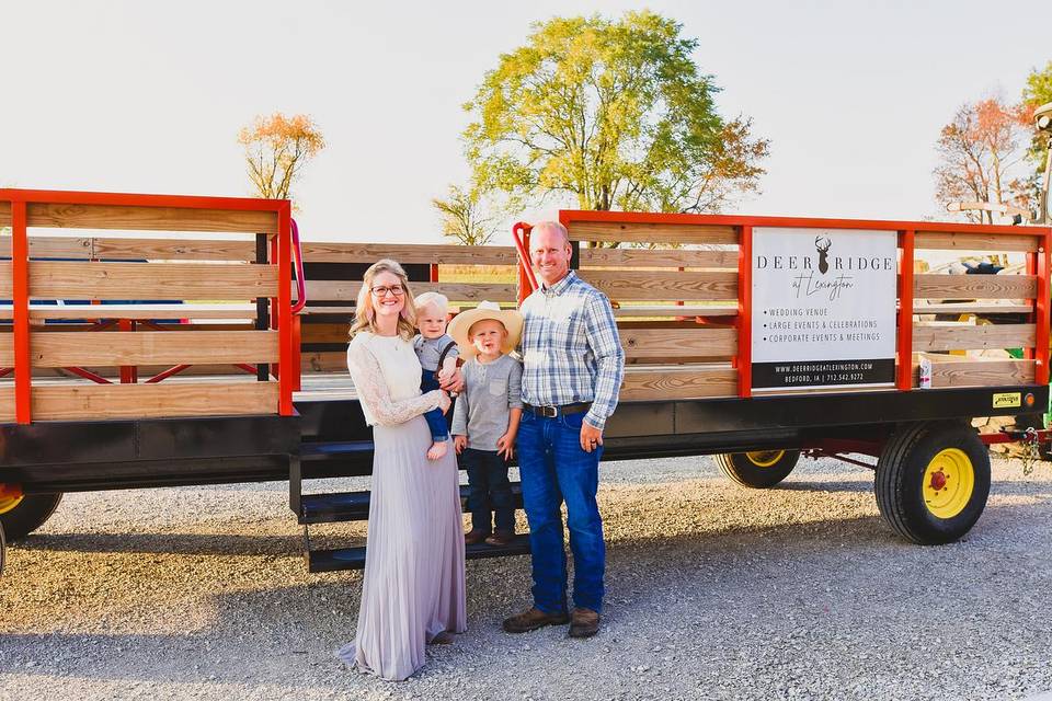 Hay Ride fun!