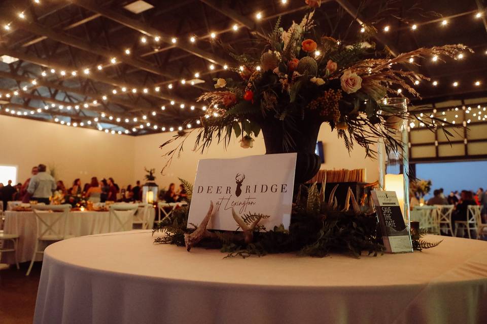 Welcome/Guestbook Table