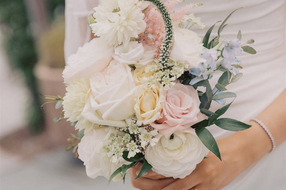 Floral Staircase by Pedestals