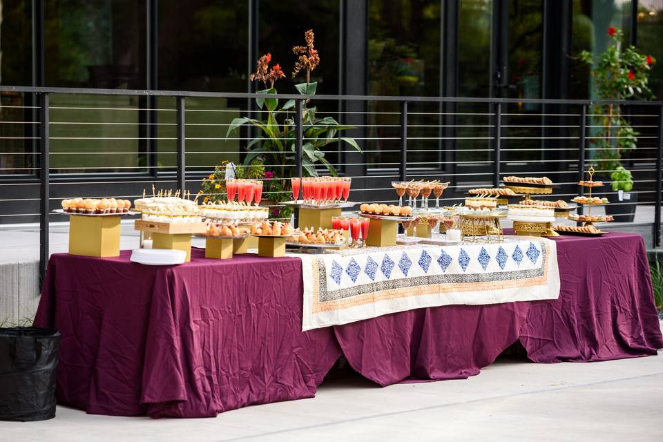 Our Buffet served with style