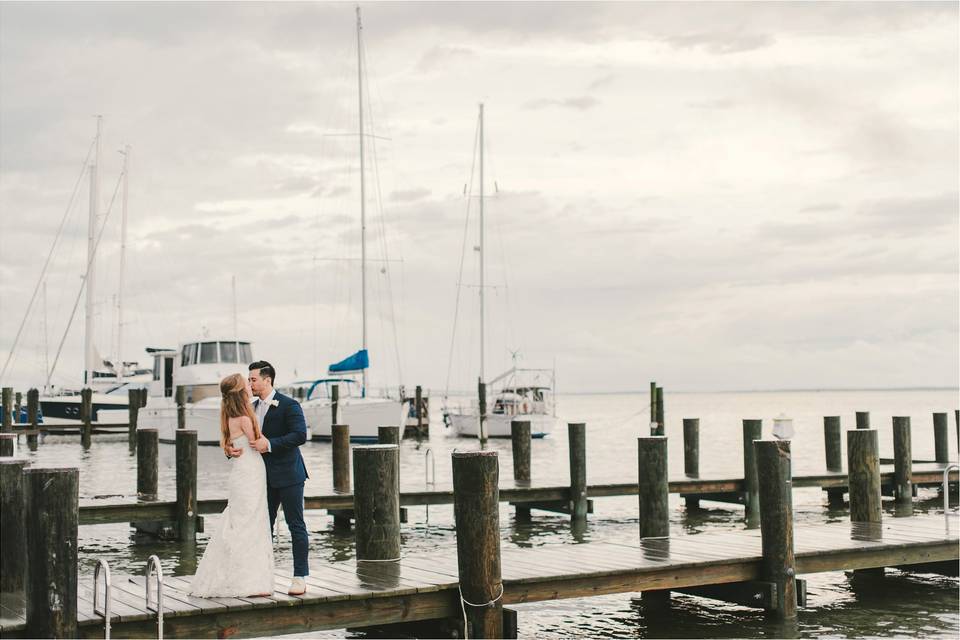 Couple at the dock