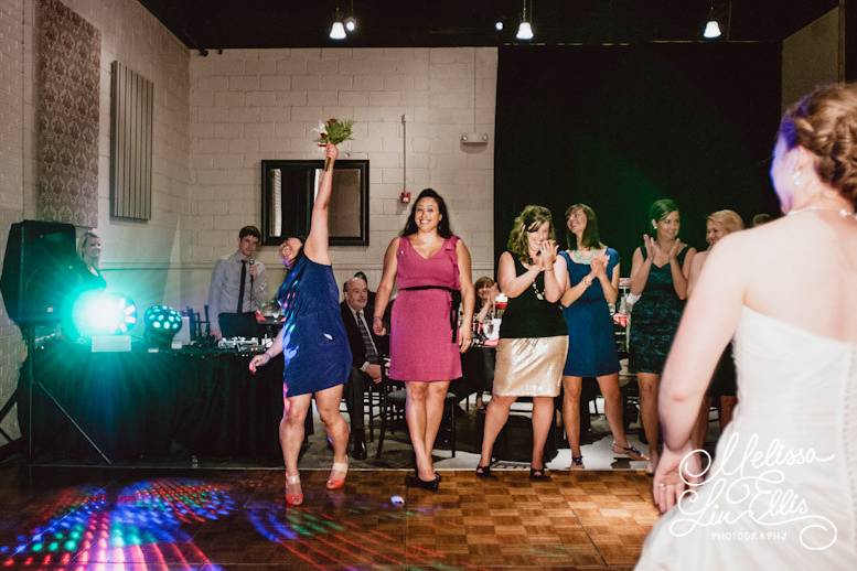 Ladies on the dance floor