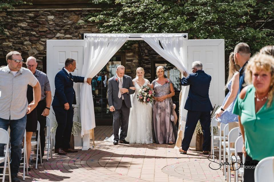 Bride's Grand Entrance
