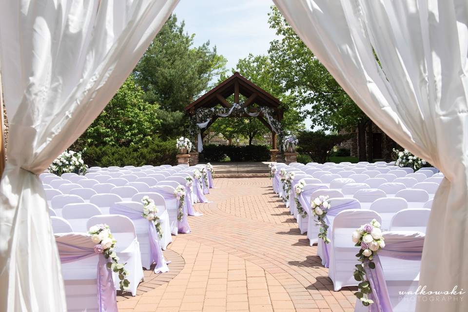 Ceremony Chair Burlap Decor