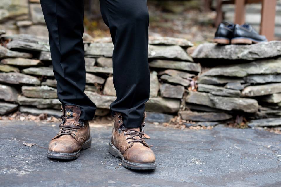 Groom boots, rugged