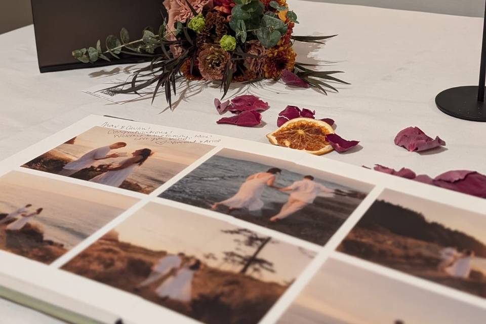 Guest Book Table Design!