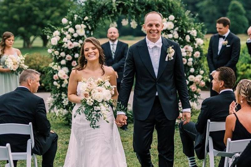 Bridal party bouquets