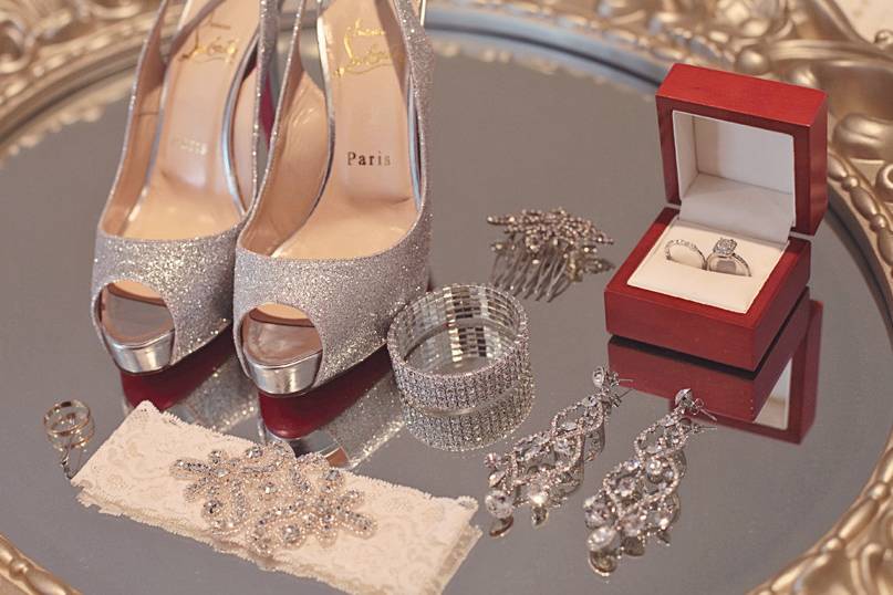 Bridal shoes and accessories