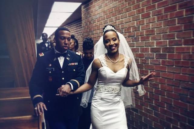 Military Wedding/great couple