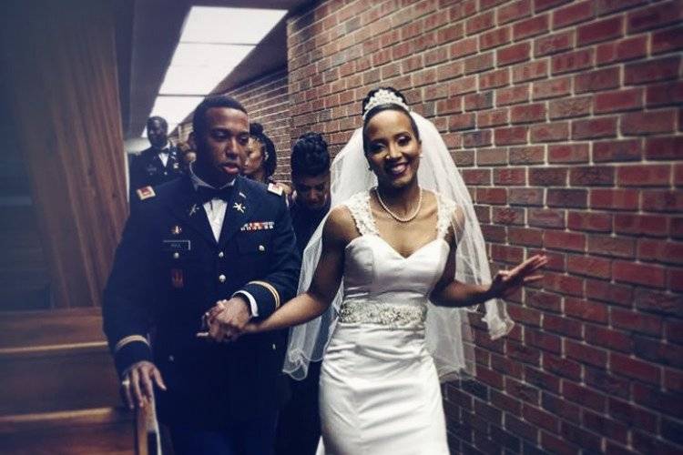 Military Wedding/great couple