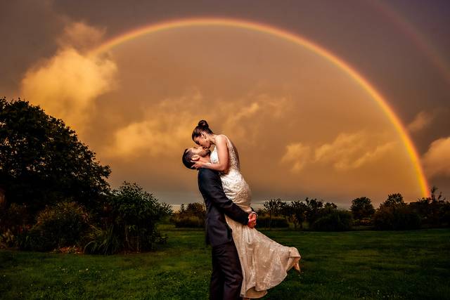 Couple with Rainbow