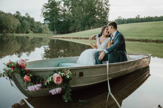 Couple in a boat