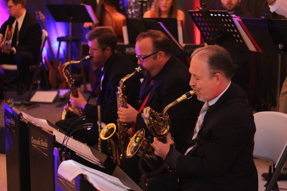 Sax section- full band