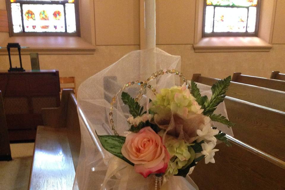 Aisle bouquet