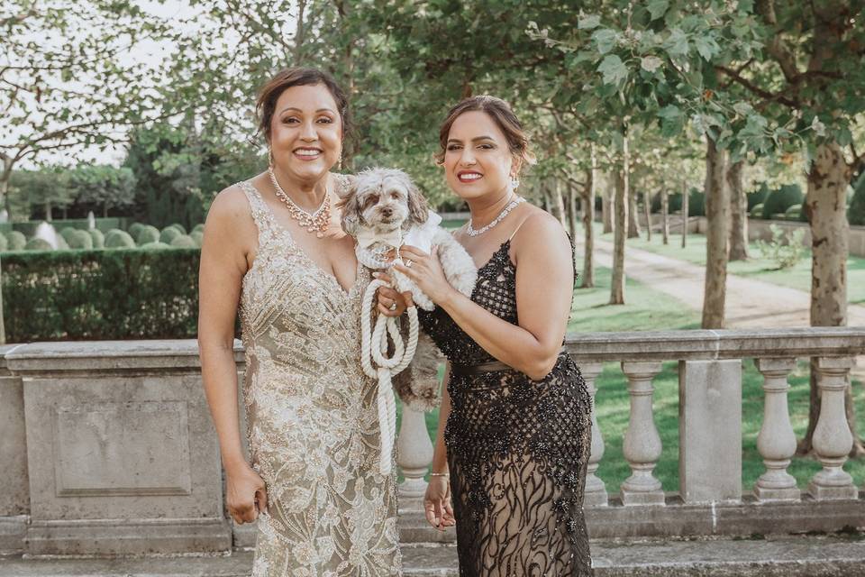 Wedding guest & dog of honor