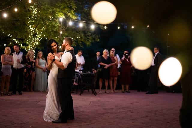 Romantic first dance