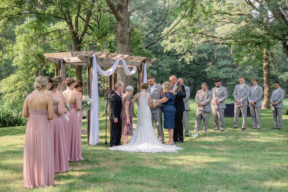 Creekside ceremony site