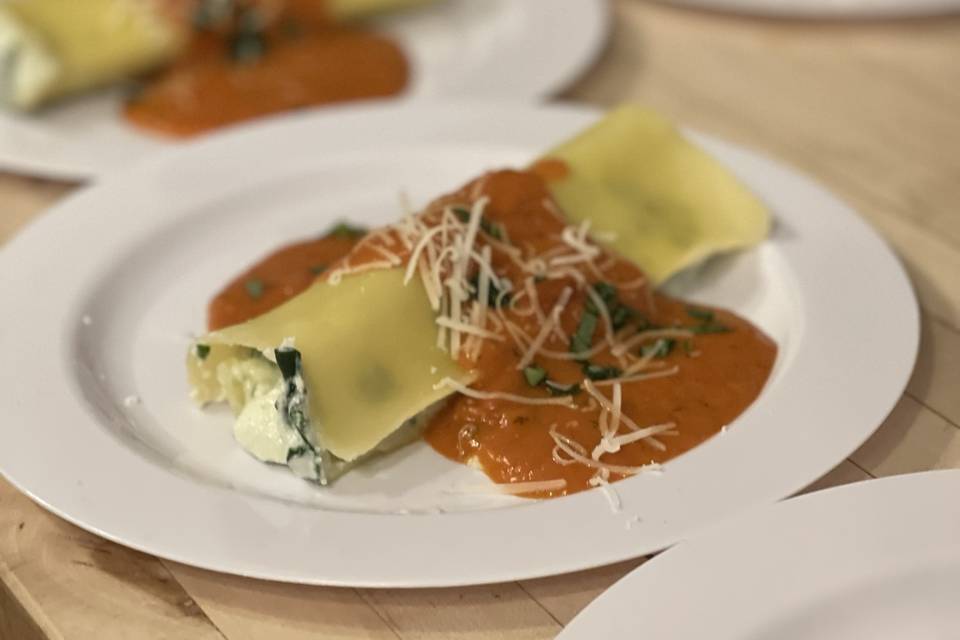 Spinach Cannalloni